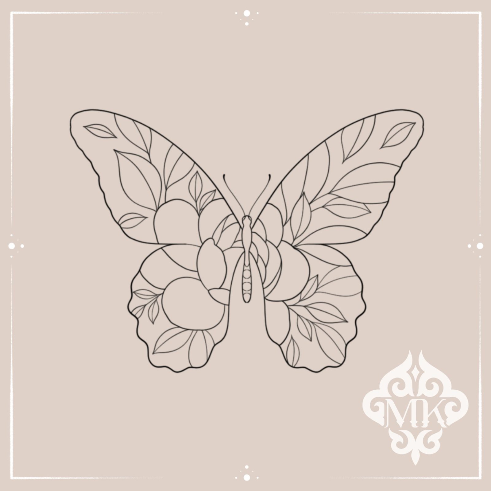No. 31 "Floral Butterfly"