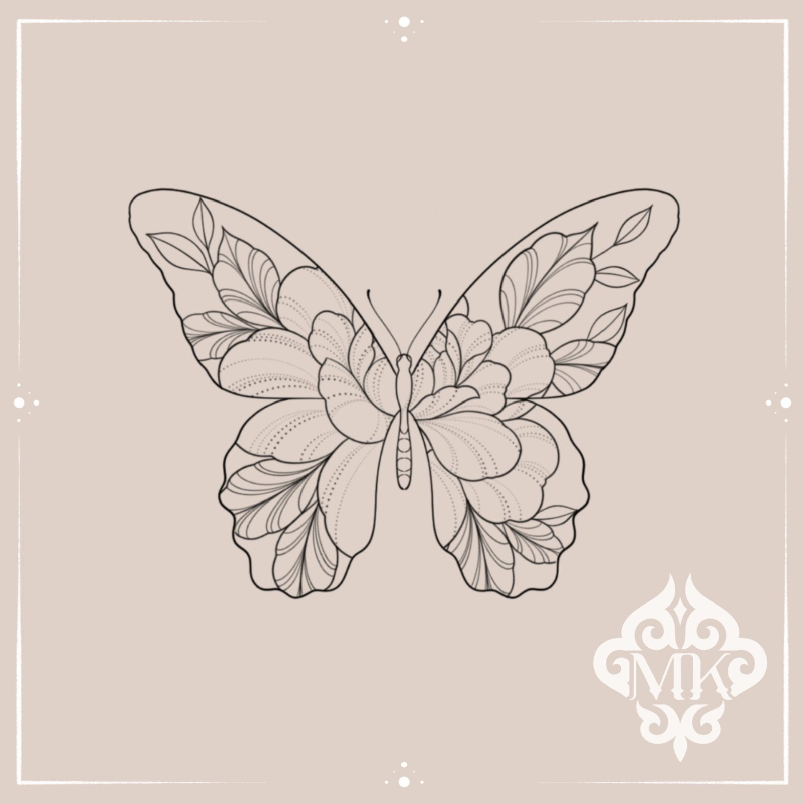 No. 32 "Peony Butterfly"